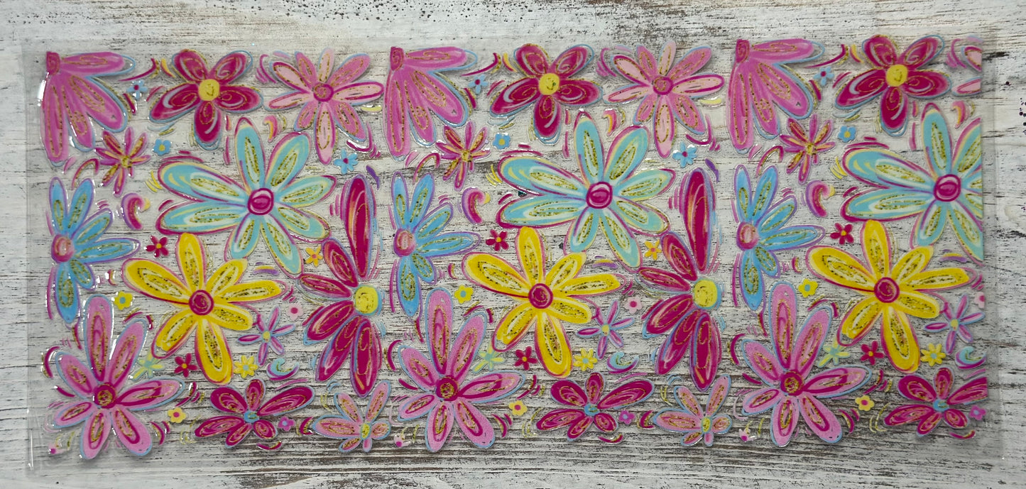 Colorful Flowers - Wrap