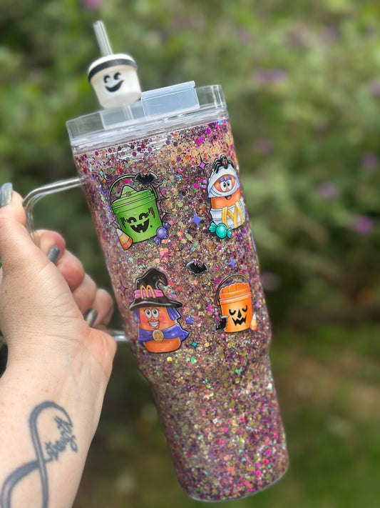 Halloween Chicky Nuggies 40oz Snow Globe