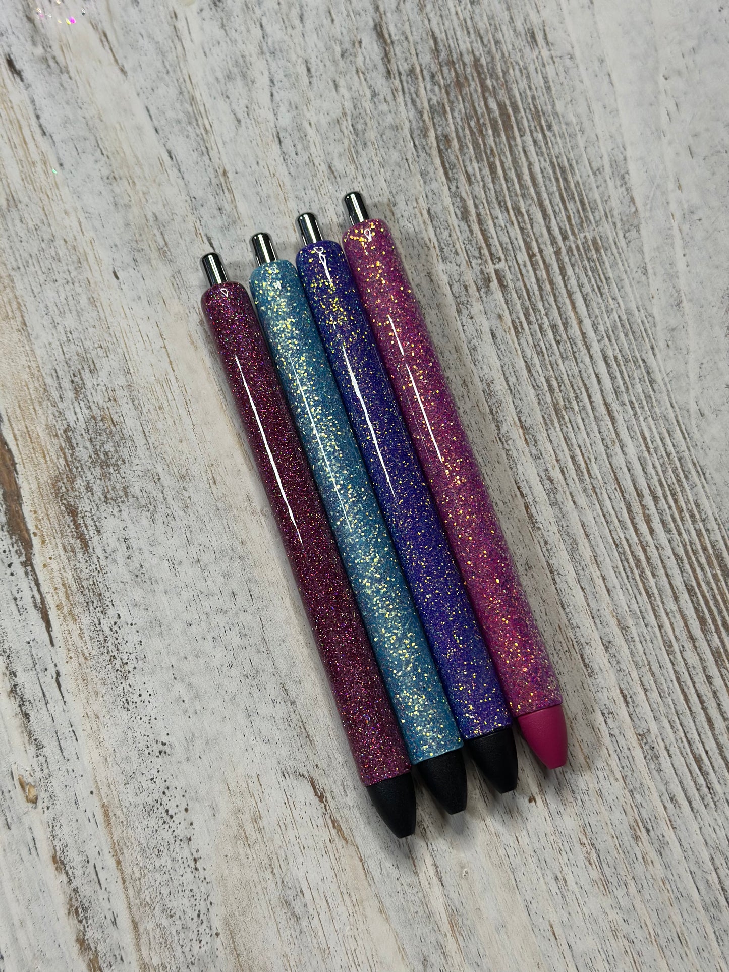 One Color Glittered Pens