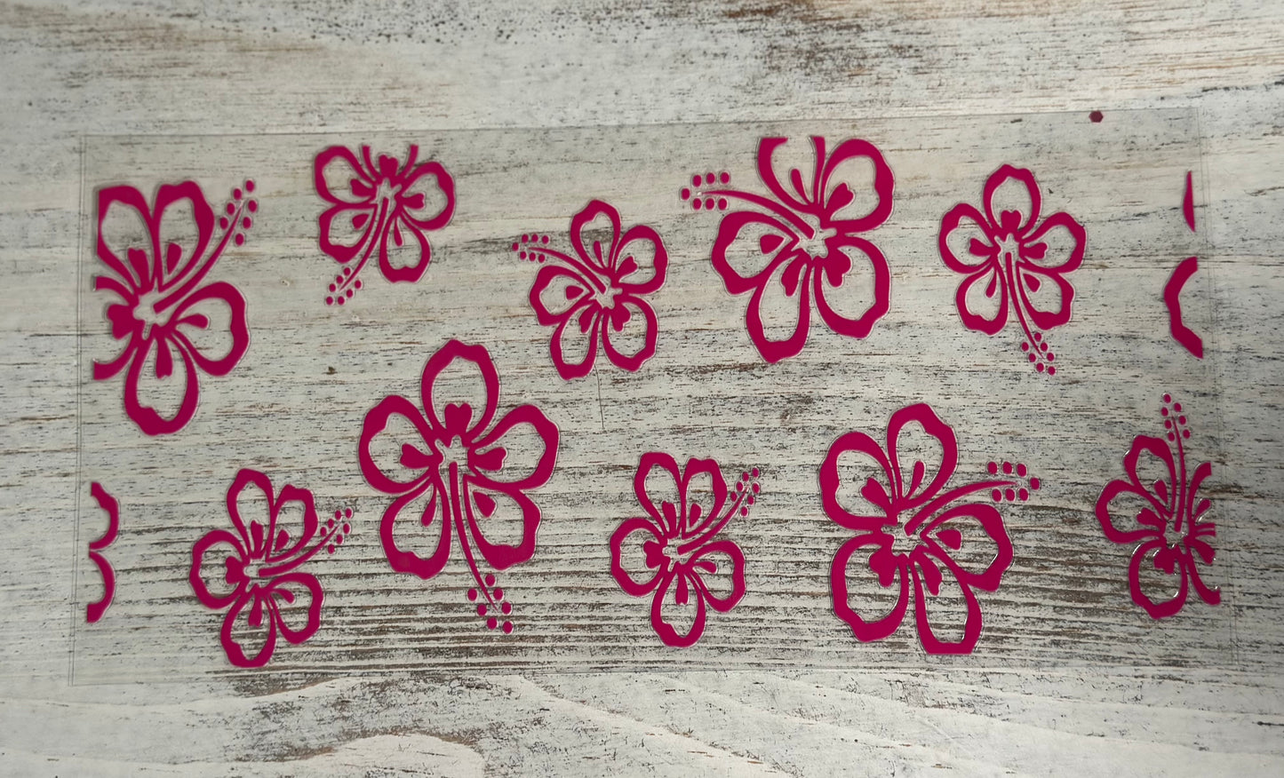 Hot Pink Hibiscus Wrap