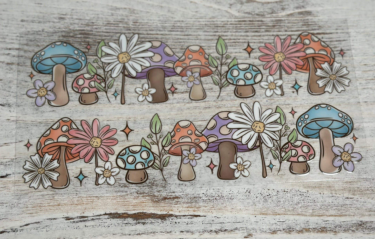 Colorful Mushie & Floral Wrap