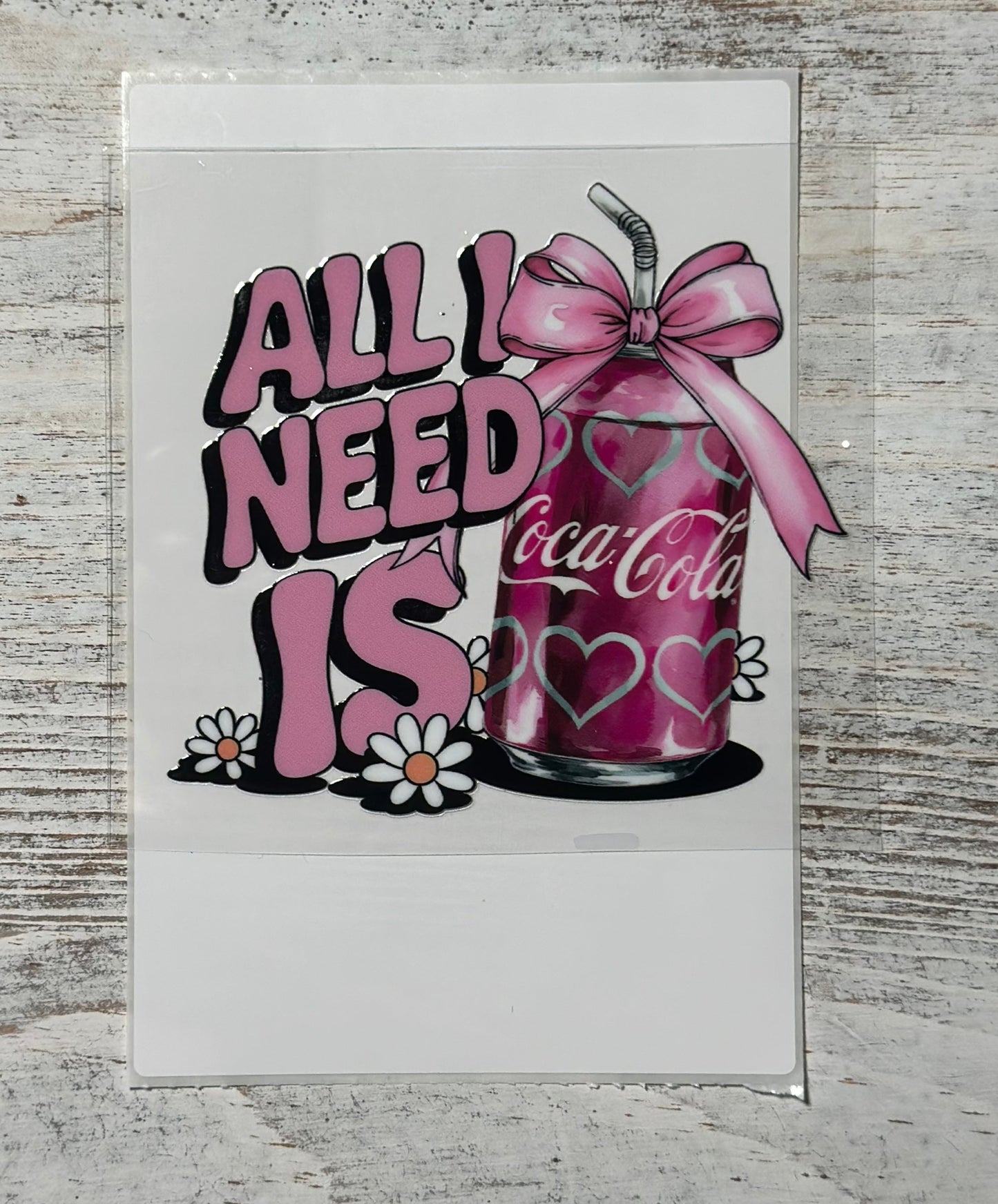 All I Need Is Cola - Decal