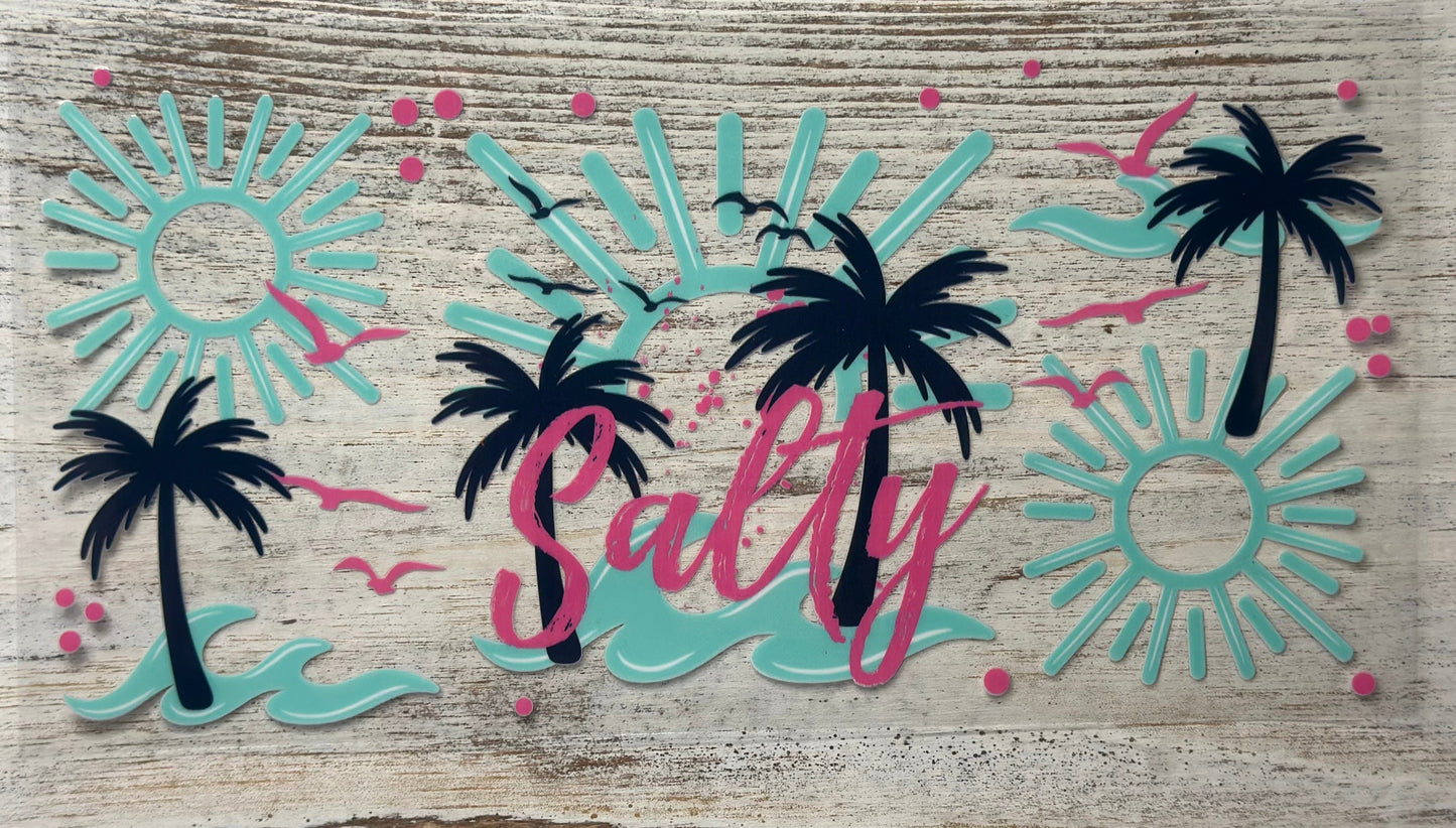 Pink & Teal Salty - Wrap