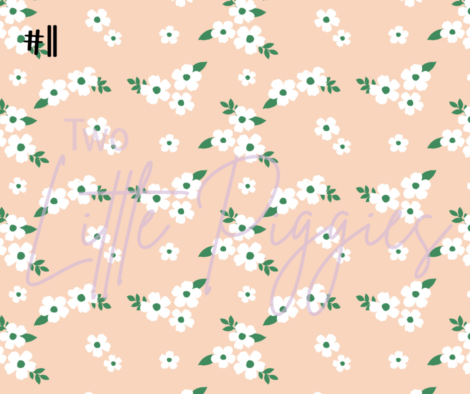 Printed Vinyl - Mother's Day Flowers