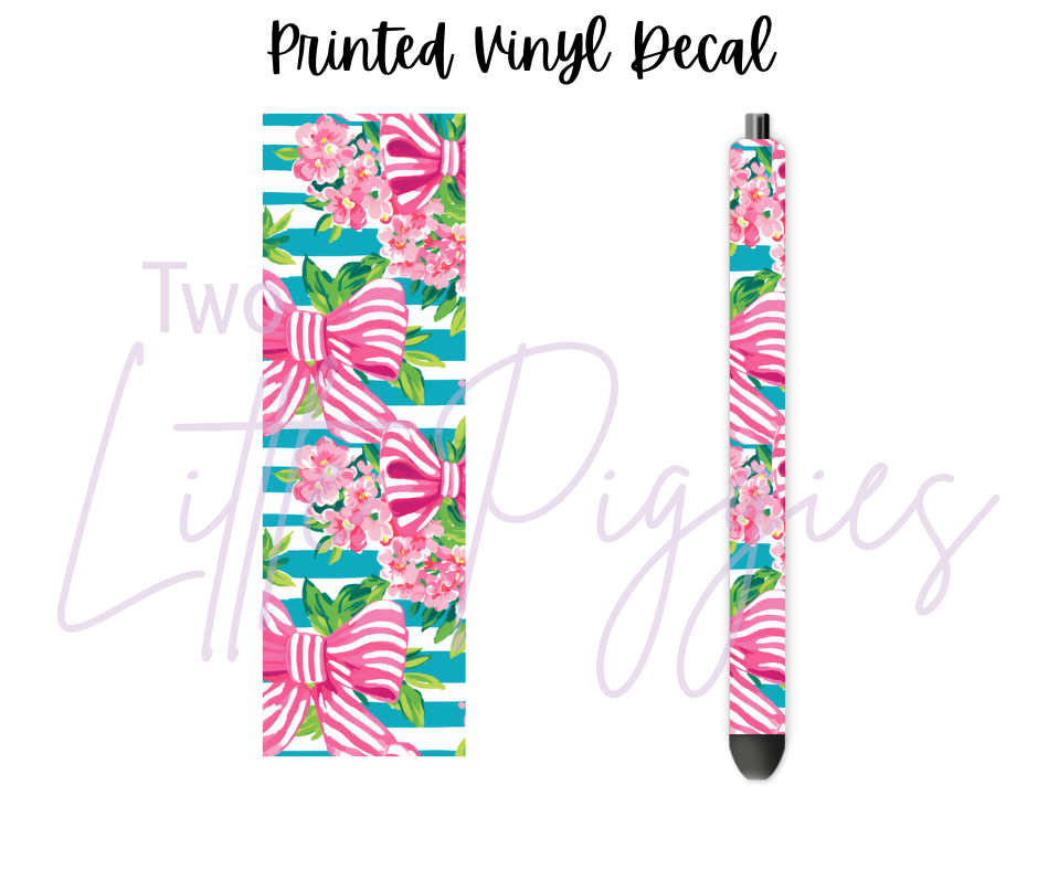 Printed Vinyl - Preppy Bows