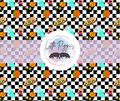 Printed Vinyl - Taco Bell Checkered