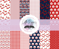 Printed Vinyl - 4th of July - Cherries