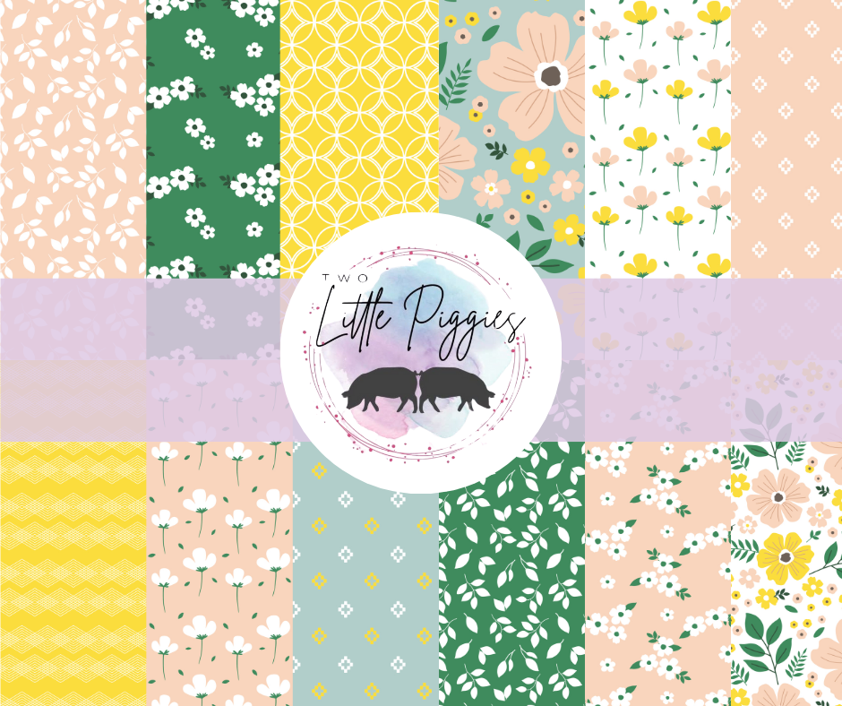 Printed Vinyl - Mother's Day Flowers
