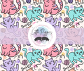 Printed Vinyl - Playful Kitty