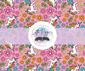 Printed Vinyl - Unicorns and Flowers
