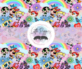 Printed Vinyl - 90's - Powerpuff Girls