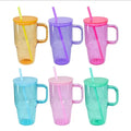 20 OZ Jelly Blue Glass Tumbler