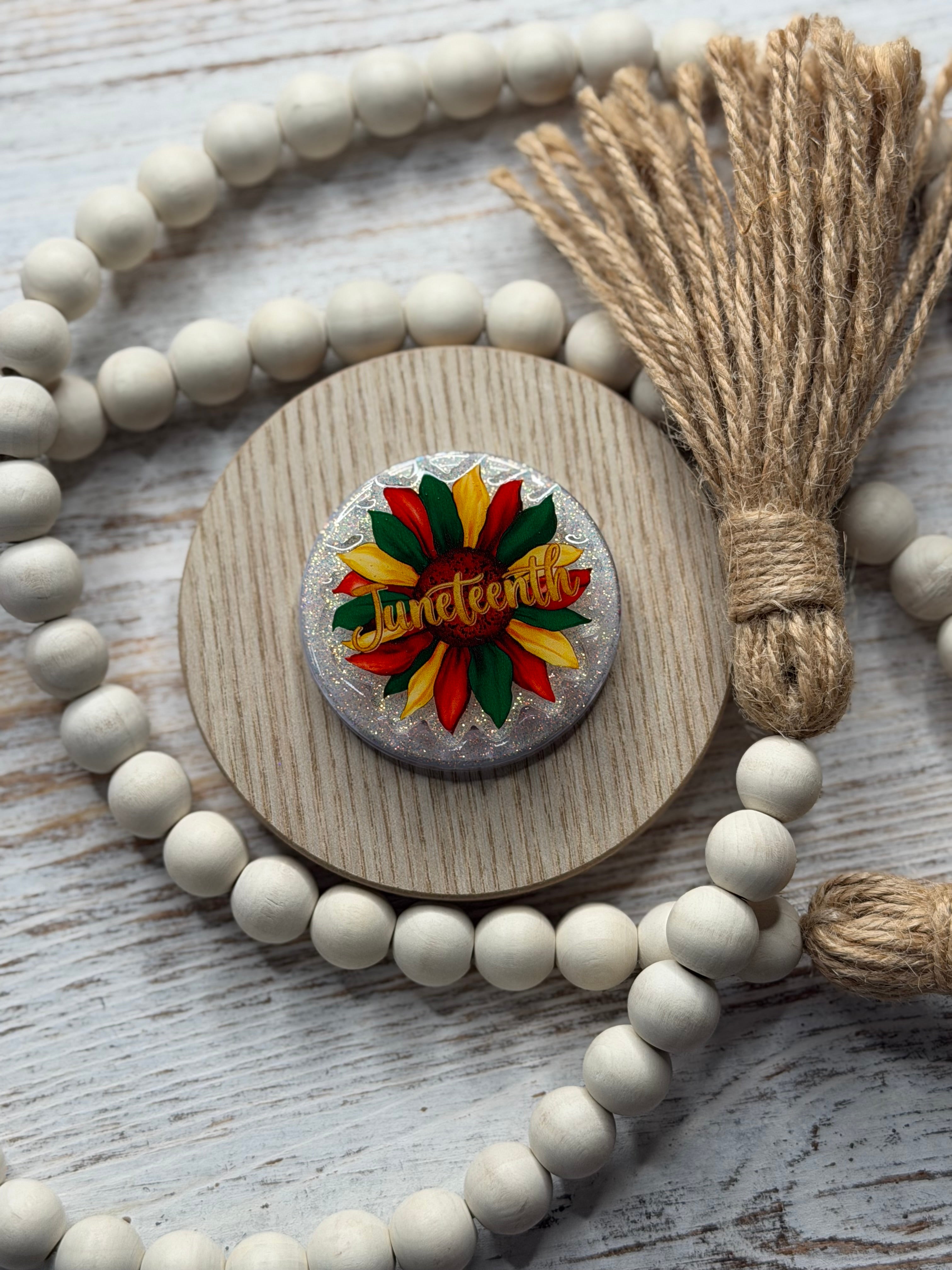 Juneteenth Pop Socket