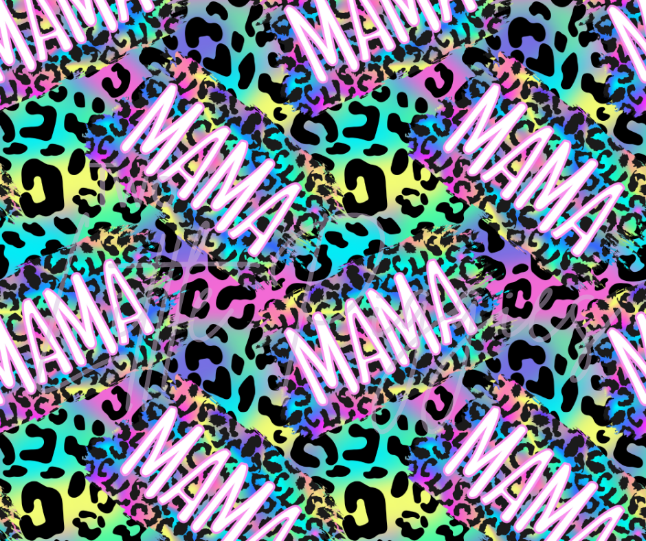 Printed Vinyl - Mama Leopard