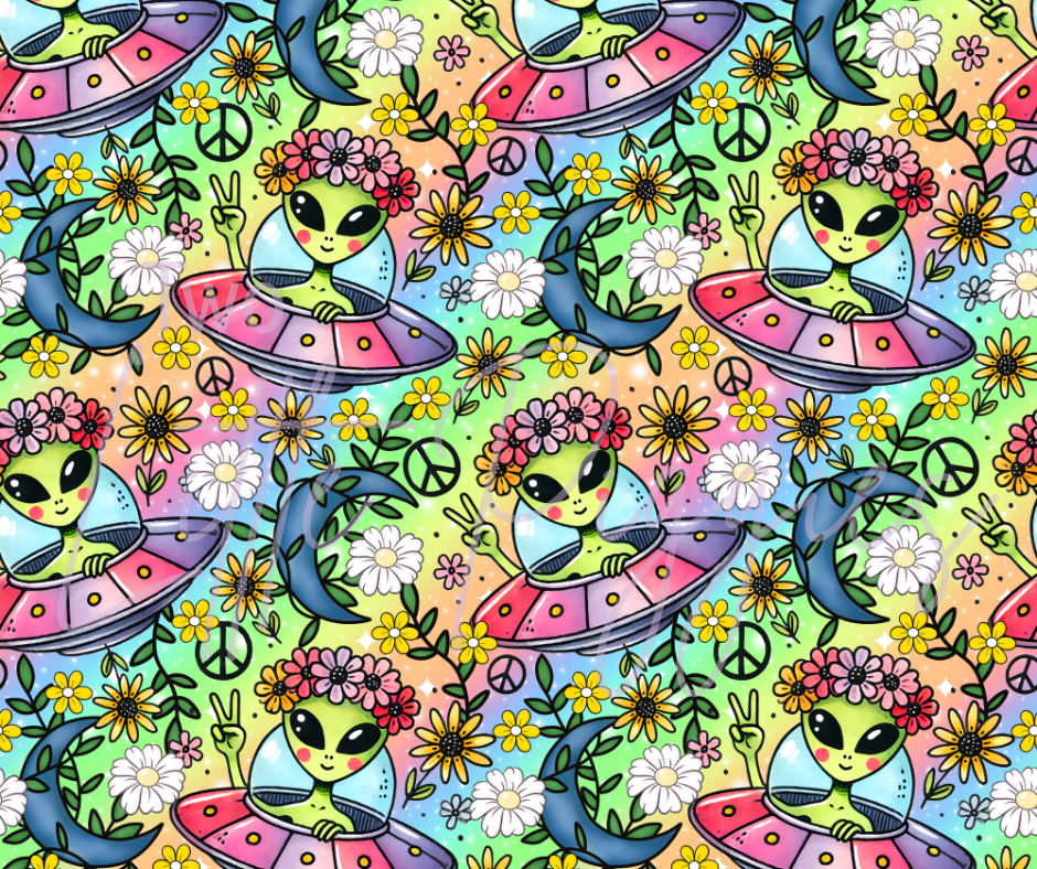 Printed Vinyl - Groovy Alien