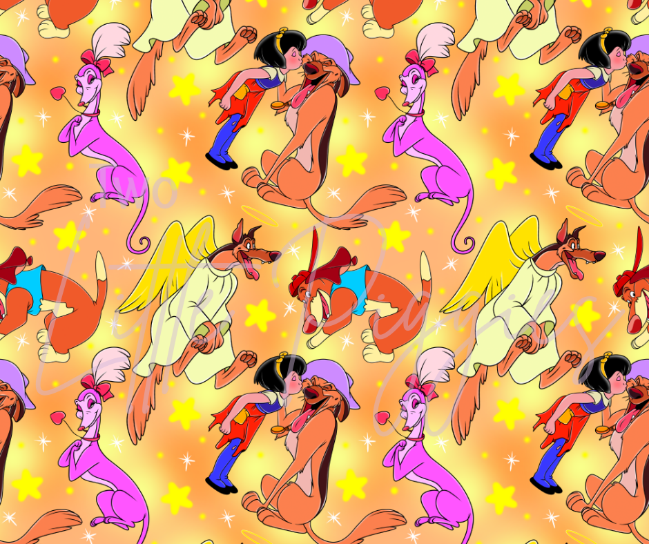 Printed Vinyl - 90's - All Dog Go To Heaven