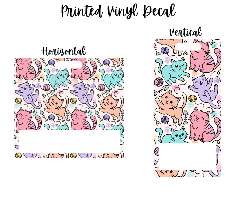 Printed Vinyl - Playful Kitty
