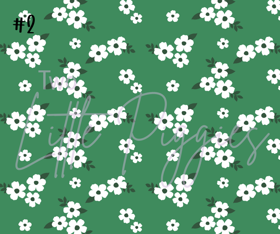 Printed Vinyl - Mother's Day Flowers