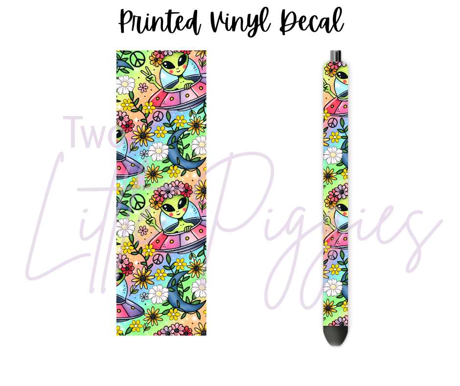 Printed Vinyl - Groovy Alien