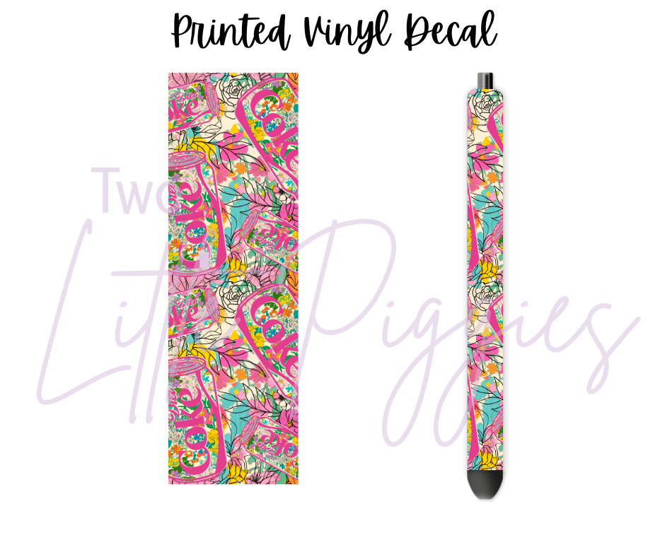 Printed Vinyl - DC Floral