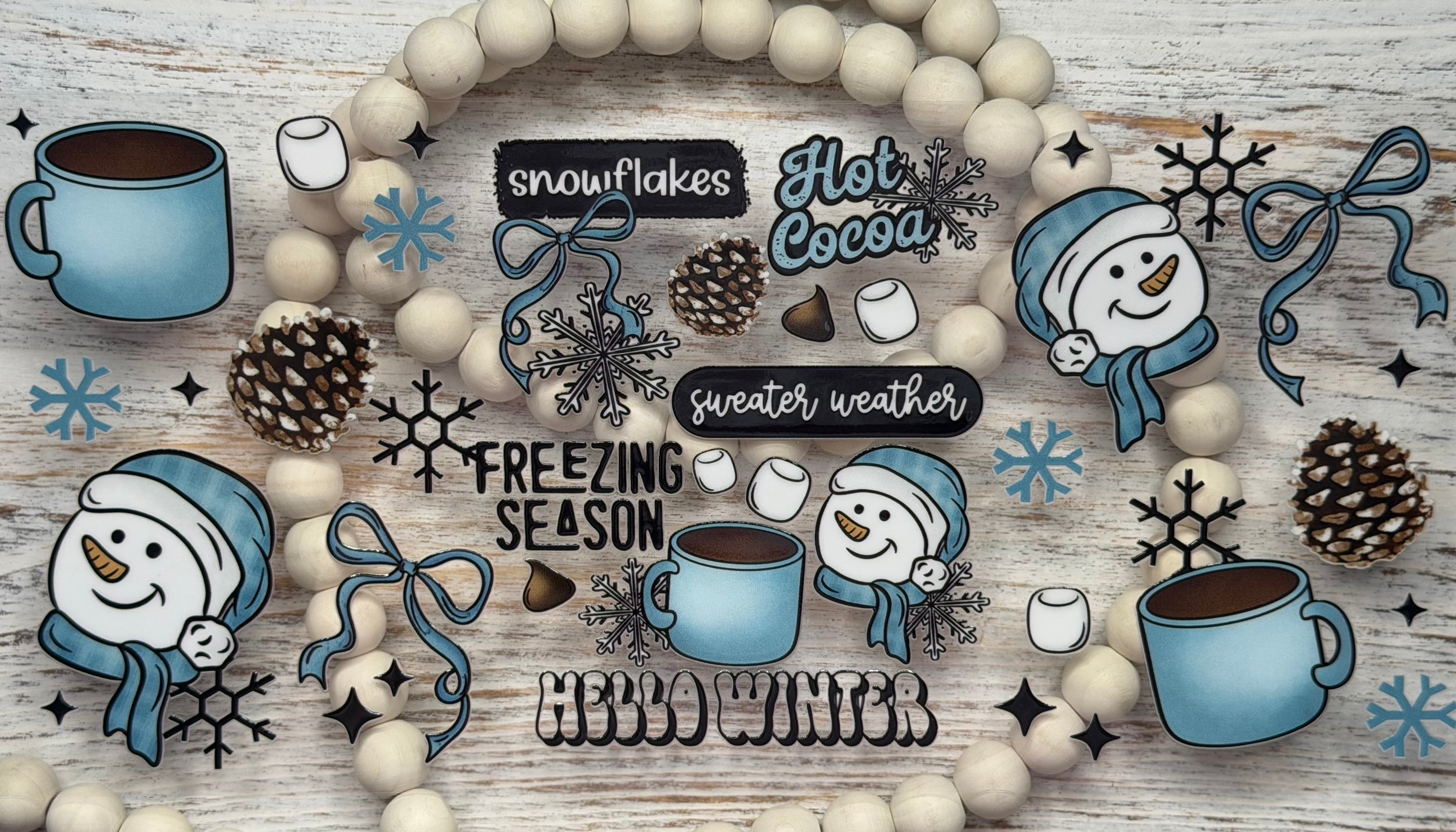 Hello Winter, Freezing Season - Wrap 40oz