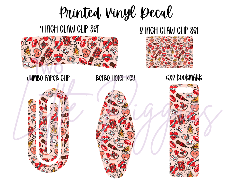 Printed Vinyl - Valentine - I Love Me
