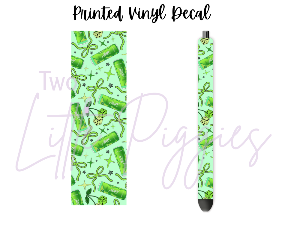 Printed Vinyl - Alani Nu - Lime Slush