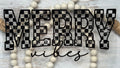 Merry Vibes In Varsity Letters - Wrap