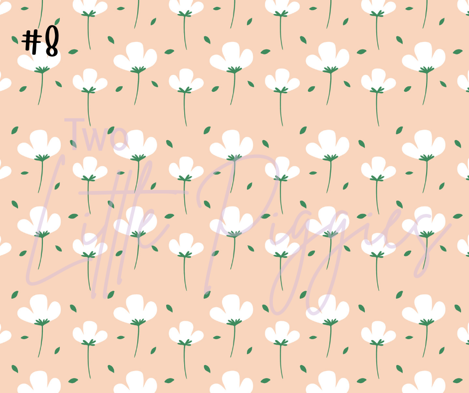 Printed Vinyl - Mother's Day Flowers