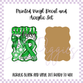 Printed Vinyl and Acrylic Set - Awareness - Cerebral Palsy