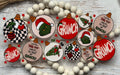 Neutral Green Man Christmas Ornaments - Wrap