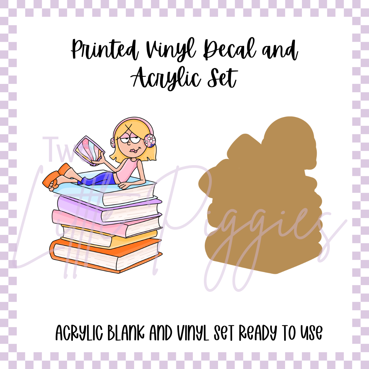 Printed Vinyl and Acrylic Set - Lizzie McGuire