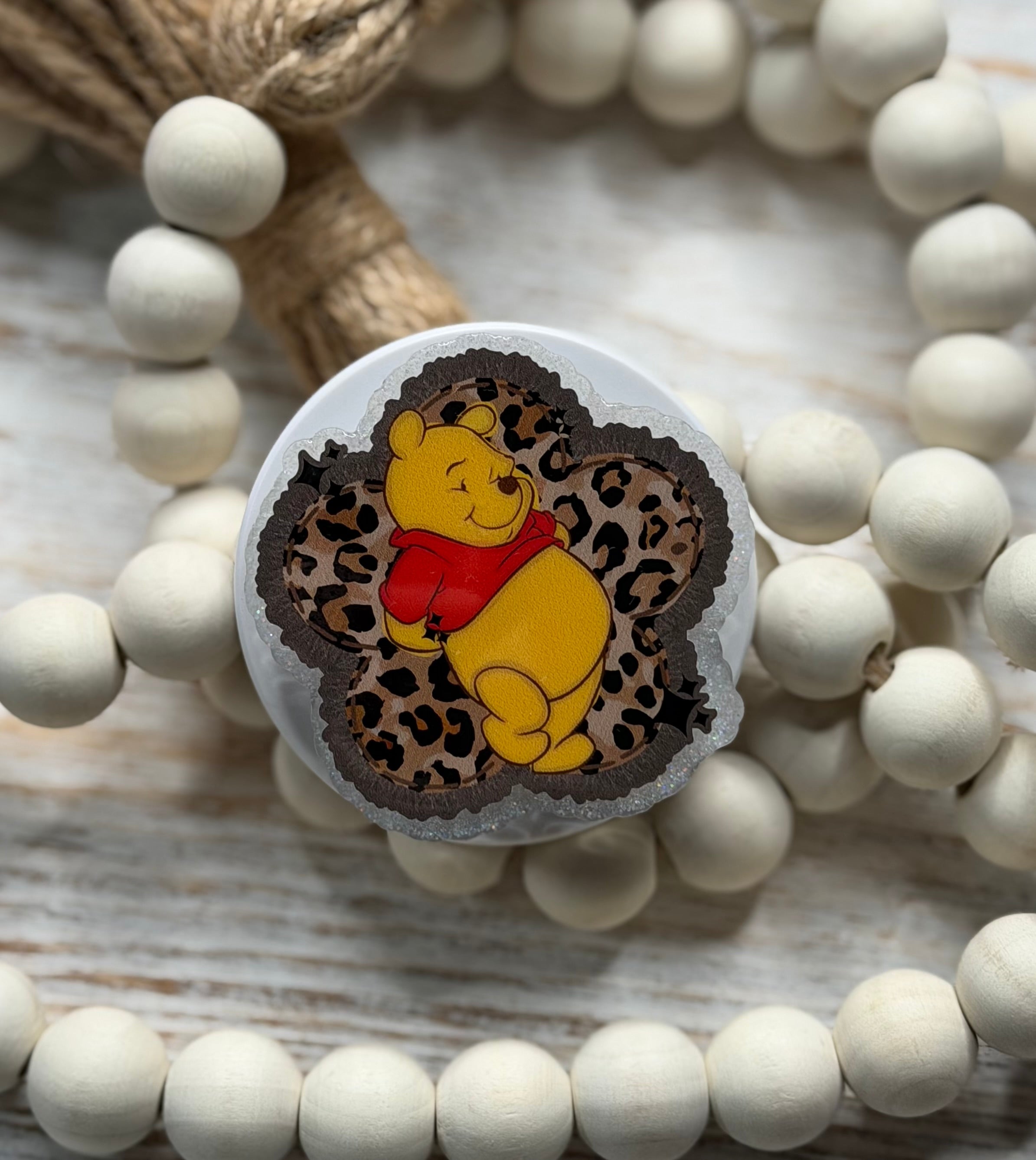 Honey Bear Leopard Pop Socket