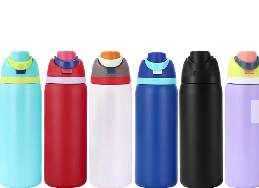 24oz Kids Stainless Stell Thermos Water Bottle