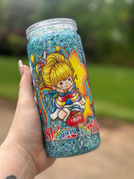 Rainbow Character on 20Oz Acrylic Snow Globe