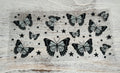 Gray & Black Butterflies w/ Stars Wrap