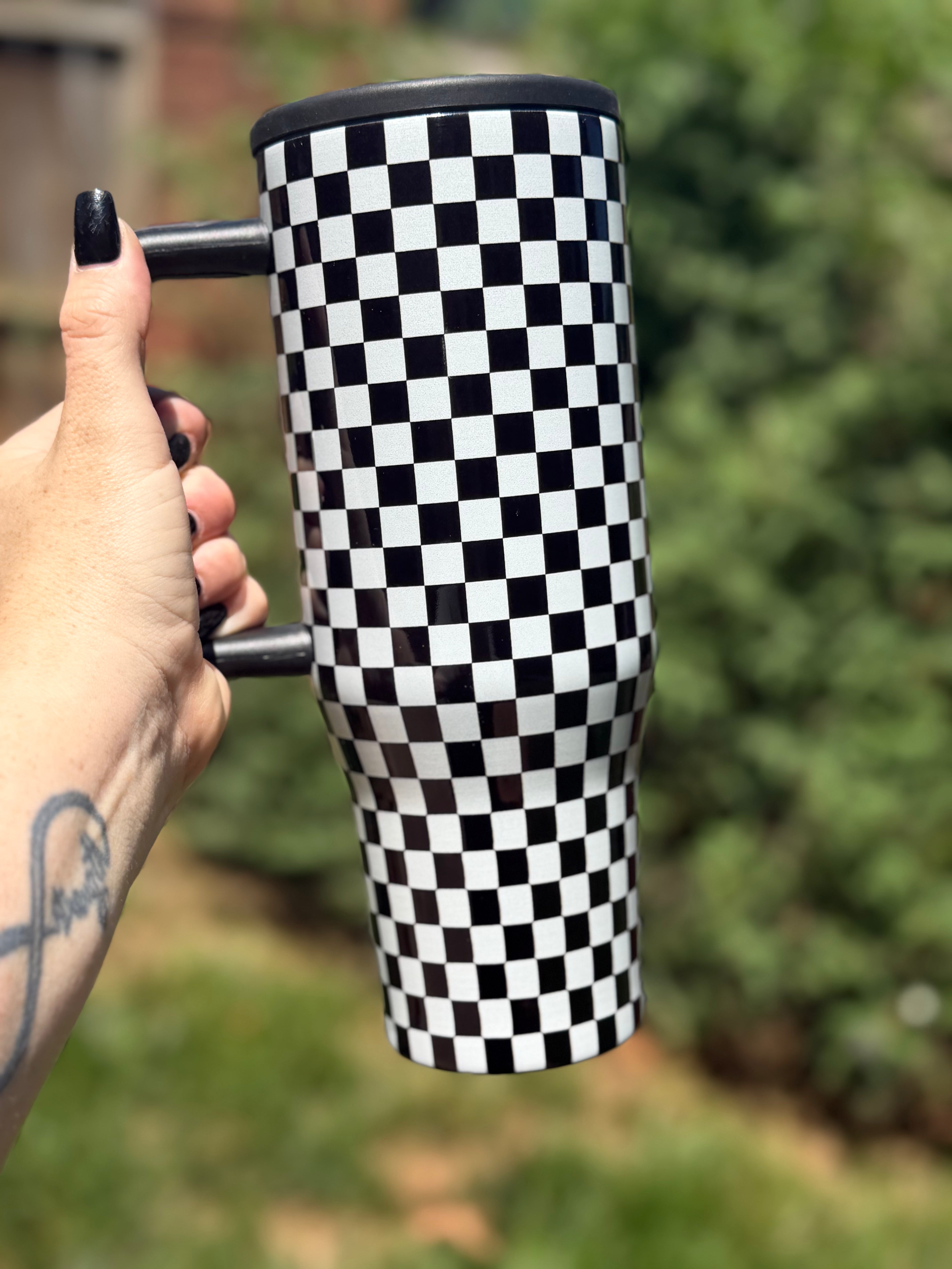 Pattern 40oz No Spill Tumbler