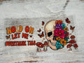 Over-thinker Floral Skellie Wrap