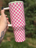 Pattern 40oz No Spill Tumbler