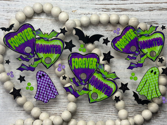 Forever Haunted Purple & Neon Green - Wrap