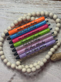 Snarky Days Of The Week Pen Set