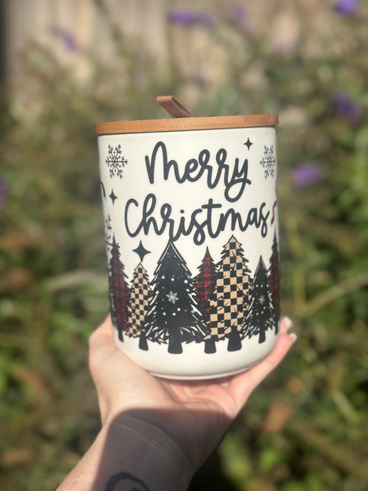 Custom Ceramic Storage Jar 44oz