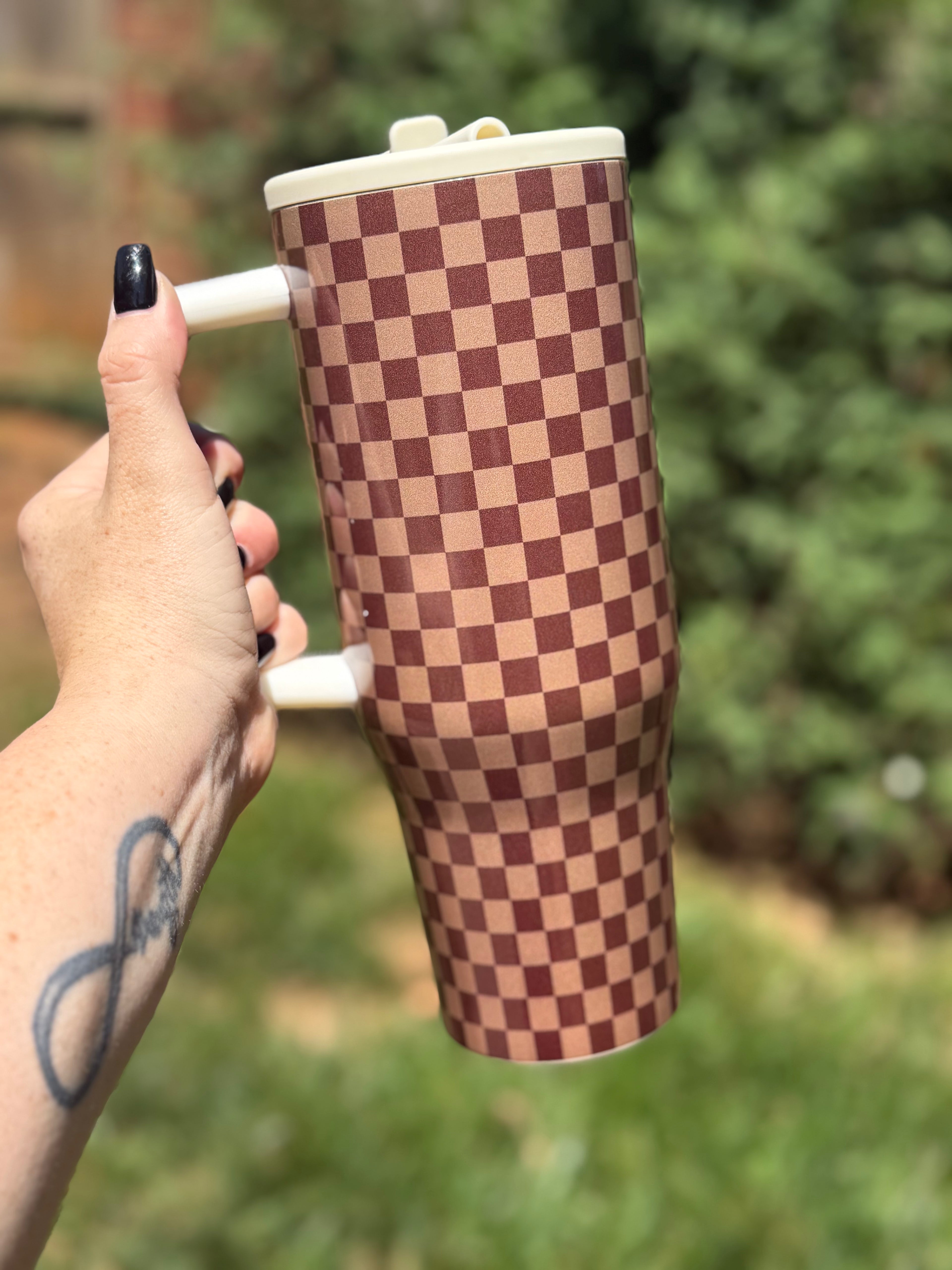 Pattern 40oz No Spill Tumbler