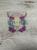 Skelly Bull Head Decal
