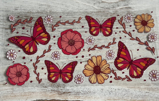 Bright Florals & Butterflies - Wrap