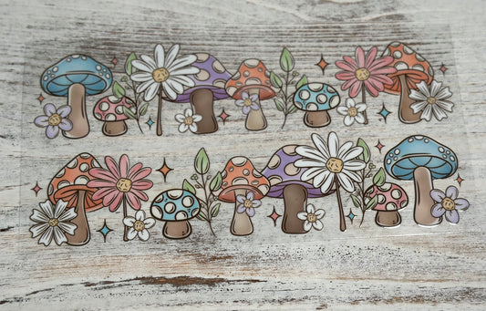 Colorful Mushie & Floral Wrap