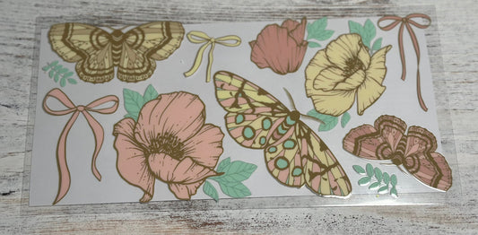 Dainty Moths & Flowers