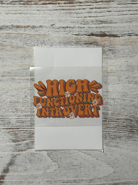 High Functioning Introvert - Decal