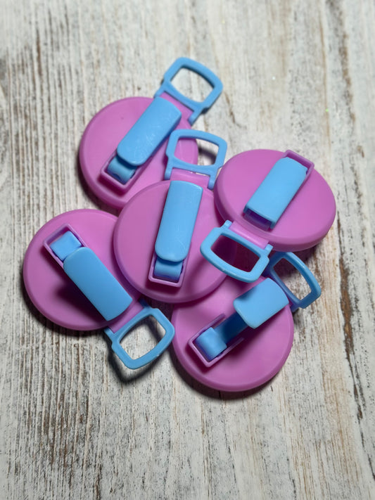 New Soda Can Lid - Purple & Light Blue