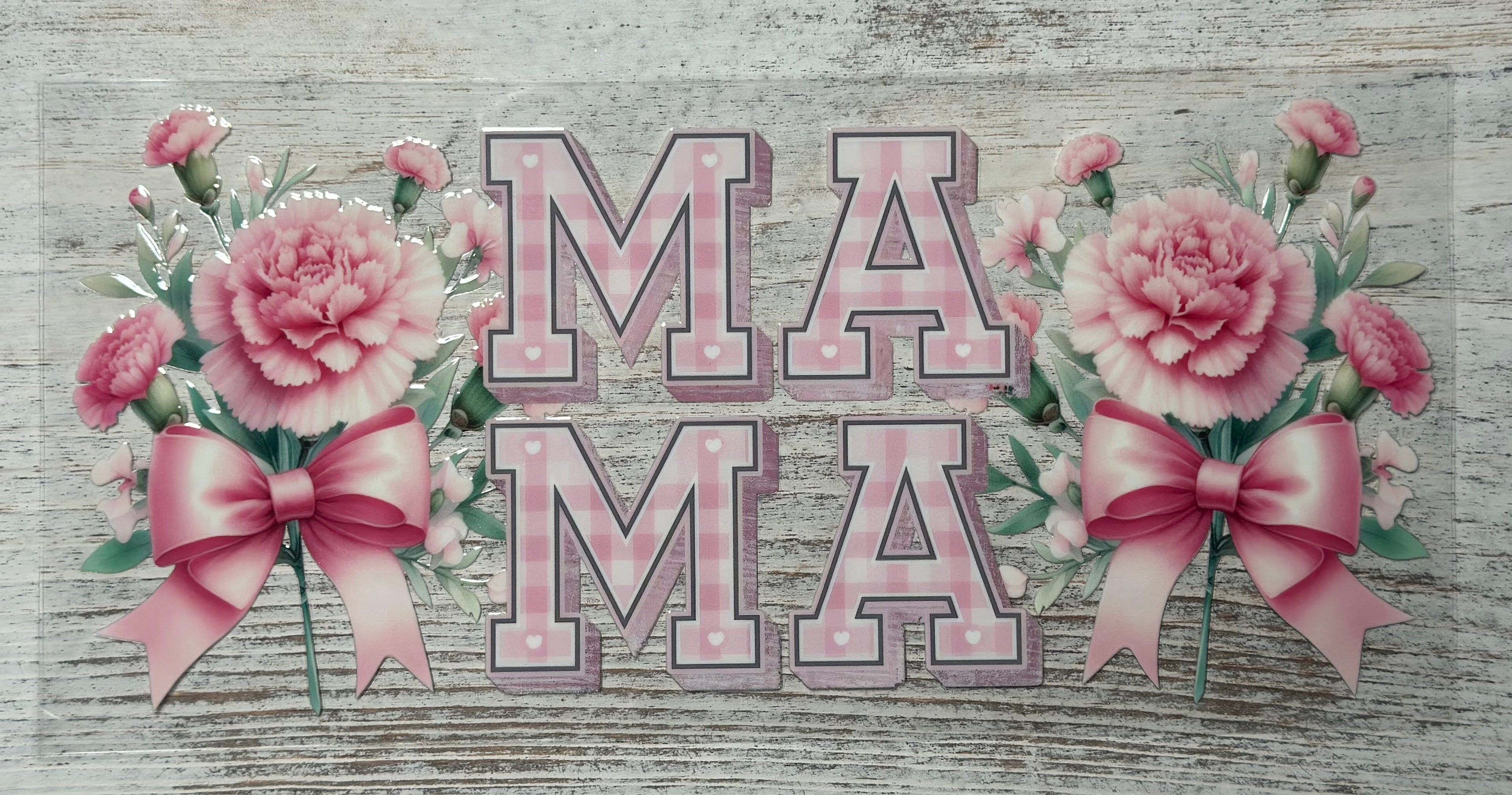 Dainty Floral Bow Mama